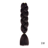 Hair Braid Synthetic Crochet Hair Extensions Jumbo False Braid Ombre Braiding Hair Pink Grey Blue Color Dreadlocks Kanekalon