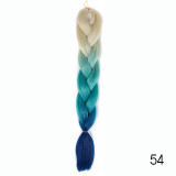 Hair Braid Synthetic Crochet Hair Extensions Jumbo False Braid Ombre Braiding Hair Pink Grey Blue Color Dreadlocks Kanekalon