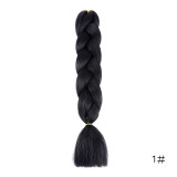 Hair Braid Synthetic Crochet Hair Extensions Jumbo False Braid Ombre Braiding Hair Pink Grey Blue Color Dreadlocks Kanekalon