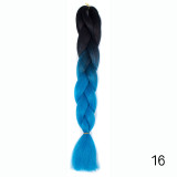 Hair Braid Synthetic Crochet Hair Extensions Jumbo False Braid Ombre Braiding Hair Pink Grey Blue Color Dreadlocks Kanekalon
