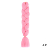 Hair Braid Synthetic Crochet Hair Extensions Jumbo False Braid Ombre Braiding Hair Pink Grey Blue Color Dreadlocks Kanekalon