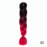 Hair Braid Synthetic Crochet Hair Extensions Jumbo False Braid Ombre Braiding Hair Pink Grey Blue Color Dreadlocks Kanekalon