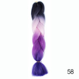 Hair Braid Synthetic Crochet Hair Extensions Jumbo False Braid Ombre Braiding Hair Pink Grey Blue Color Dreadlocks Kanekalon