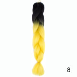 Hair Braid Synthetic Crochet Hair Extensions Jumbo False Braid Ombre Braiding Hair Pink Grey Blue Color Dreadlocks Kanekalon
