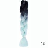 Hair Braid Synthetic Crochet Hair Extensions Jumbo False Braid Ombre Braiding Hair Pink Grey Blue Color Dreadlocks Kanekalon