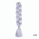 Hair Braid Synthetic Crochet Hair Extensions Jumbo False Braid Ombre Braiding Hair Pink Grey Blue Color Dreadlocks Kanekalon