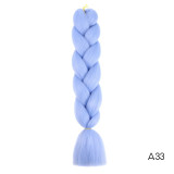 Hair Braid Synthetic Crochet Hair Extensions Jumbo False Braid Ombre Braiding Hair Pink Grey Blue Color Dreadlocks Kanekalon