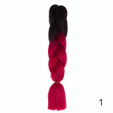 Hair Braid Synthetic Crochet Hair Extensions Jumbo False Braid Ombre Braiding Hair Pink Grey Blue Color Dreadlocks Kanekalon