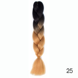 Hair Braid Synthetic Crochet Hair Extensions Jumbo False Braid Ombre Braiding Hair Pink Grey Blue Color Dreadlocks Kanekalon