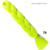 MANWEI 100g 24 Inch Synthetic Braiding Ombre Color Synthetic Hair Extension Crochet Twist Jumbo Braiding Kanekalon Hair