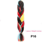 MANWEI 100g 24 Inch Synthetic Braiding Ombre Color Synthetic Hair Extension Crochet Twist Jumbo Braiding Kanekalon Hair