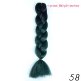 MANWEI 100g 24 Inch Synthetic Braiding Ombre Color Synthetic Hair Extension Crochet Twist Jumbo Braiding Kanekalon Hair
