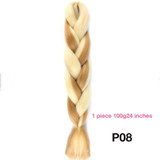 MANWEI 100g 24 Inch Synthetic Braiding Ombre Color Synthetic Hair Extension Crochet Twist Jumbo Braiding Kanekalon Hair