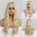EASIHAIR Long Black to Brown Ombre Wigs Synthetic Wigs For Black/White Women Glueless Wavy Cosplay Wigs Heat Resistant Daily Wig EASIHAIR Long Black to Brown Ombre Wigs Synthetic Wigs For Black/White Women Glueless Wavy Cosplay Wigs Heat Resistant Daily Wig