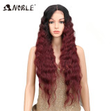 Noble Synthetic Lace Front Wig 30 Inch Long Wavy Wig Ombre Blonde Wig Lace Front Wigs For Black Women Cosplay Lace Front Wig