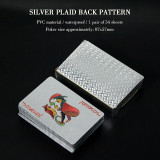 Playing Cards Plastic Poker Card Game Waterproof Poker Texas Hold'em  Blackjack Game Cards  Dropship Gold Card Game Customizable