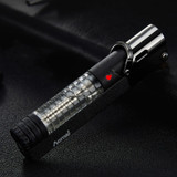 Torch Jet Lighter Windproof Gas Window Metal Lighter Inflatable