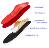 Flat Feet Insoles Orthotic Arch Support Inserts Orthopedic Shoes Soles Heel Pain