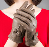 2020  Women's Genuine leather Sheepskin gloves