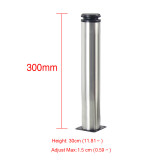 1Pcs 5CM-35CM Furniture Adjustable Cabinet Legs Stainless Steel Furniture Legs