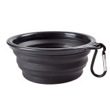 Pet Silica Gel Bowl Dog Cat Collapsible Silicone Dow Bowl Candy Color Outdoor Dish