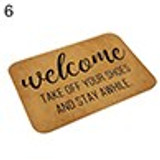 Non-slip Water Absorption Letter Door Mats indoor outdoor in Mat Entrance Carpet