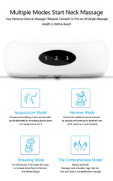 Electric Pulse Neck and Back Massager far-infrared Heating Analgesic Tool for Health Care and Relaxation Electric Pulse Neck and Back Massager far-infrared Heating Analgesic Tool for Health Care and Relaxation