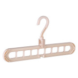 Magic Clothes Hanger Practical Closet Clothes Organizer Hanger Space Saving Plastic 9 Hole