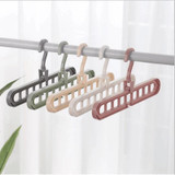Magic Clothes Hanger Practical Closet Clothes Organizer Hanger Space Saving Plastic 9 Hole
