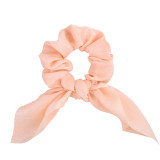 Chiffon Bowknot Elastic Hair Bands For Women Girls Solid Color Scrunchies Headband Hair Ties