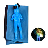 Hand Throwing Mini Soldier Parachute Funny Toy Kid Outdoor Game
