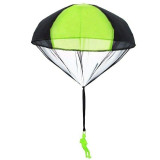 Hand Throwing Mini Soldier Parachute Funny Toy Kid Outdoor Game