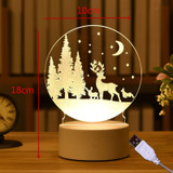 3D Lamp Acrylic LED Night Light Decoration