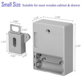 Invisible Hidden RFID Free Opening Intelligent Sensor Cabinet Lock Locker Wardrobe