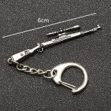 Keychain Player Unknowns Battlegrounds Backpack Armor Helmet Pan 98k Flare Gun Keyring
