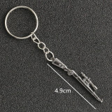 Keychain Player Unknowns Battlegrounds Backpack Armor Helmet Pan 98k Flare Gun Keyring