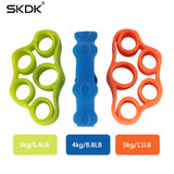 1PC Finger Hand Grip Silicone Strength Trainer Ring Gripper Gym Fitness Training Power Hand Grips