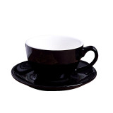 200ml Coffee Mug Tea Espresso Cup Saucer Set Gold Handel Cappuccino Afternoon Tea Cup high-grade Ceramic  Cup