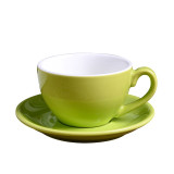 200ml Coffee Mug Tea Espresso Cup Saucer Set Gold Handel Cappuccino Afternoon Tea Cup high-grade Ceramic  Cup