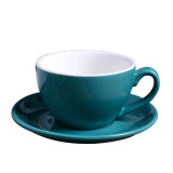 200ml Coffee Mug Tea Espresso Cup Saucer Set Gold Handel Cappuccino Afternoon Tea Cup high-grade Ceramic  Cup
