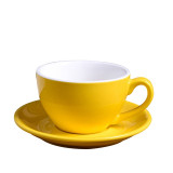 200ml Coffee Mug Tea Espresso Cup Saucer Set Gold Handel Cappuccino Afternoon Tea Cup high-grade Ceramic  Cup