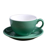 200ml Coffee Mug Tea Espresso Cup Saucer Set Gold Handel Cappuccino Afternoon Tea Cup high-grade Ceramic  Cup