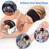 Bluetooth 5.0 Wireless Stereo Earphone 3D Sleep Mask Headband