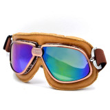 Retro Motorcycle Glasses Vintage Steampunk ATV Bike Chopper Helmet Ski Sunglasses