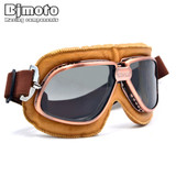 Retro Motorcycle Glasses Vintage Steampunk ATV Bike Chopper Helmet Ski Sunglasses