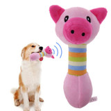 Chew Squeaker Animals Pet Toys Plush Puppy Honking Squirrel For Dogs Cat Chew Squeak Toy