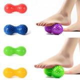 Peanut PVC Yoga Supplies with Thorns Workout Massage Peanut Hand Ball