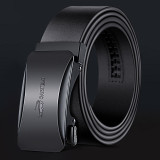 CARTELO Brand Fashion Belt men's leather automatic buckle pure first layer cowhide belt men's casual belt Band 3.5cm in width