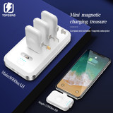 4PCS Mini Magnetic Power Bank For iPhone Android Type C Portable LED Light Magnet Charger Powerbank For Xiaomi Huawei Samsung
