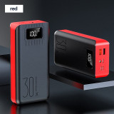 30000mAh Power Bank Portable Charging Poverbank Mobile Phone
